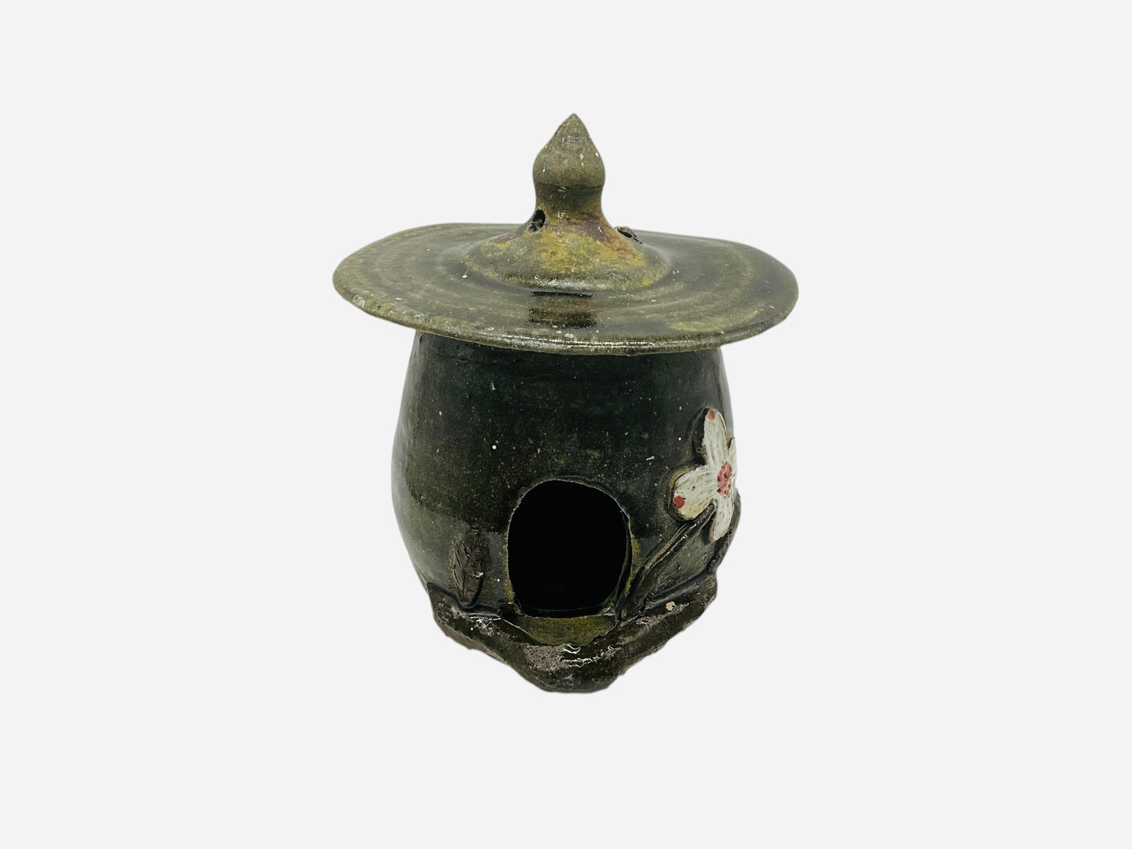 Mildred Meaders Floral Birdhouse - 2004 (1 of 3)