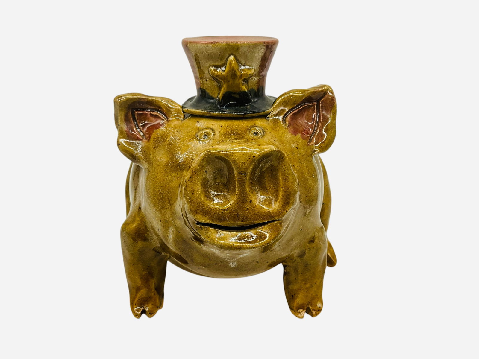 Crystal King #1 Tax Hog Piggy Bank - Uncle Sam's Pet (1 of 4)