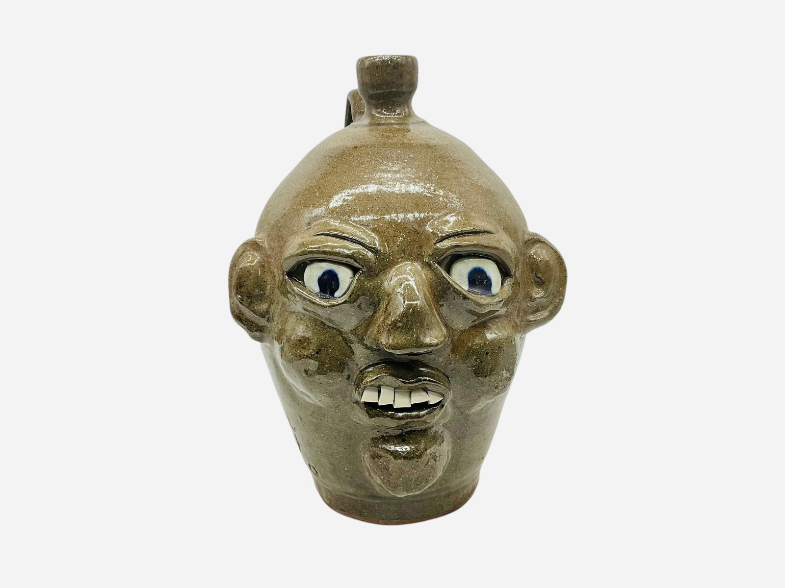 Grace Nell & Harold Hewell #10 Atlanta Braves Face Jug: Mint condition. Signed, dated 1995 and numbered #10 on bottom. Script on back includes the World Series logo, "Braves Win Series" along with the 6 game scores against Cleveland. Measures 12"H x 8.5"L