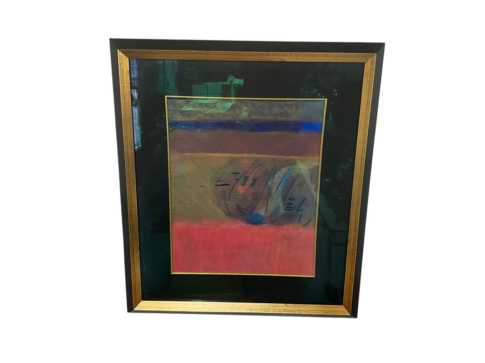 Large Abstract Painting Signed K Kirch In Craig Ponzio Frame (1 of 7)