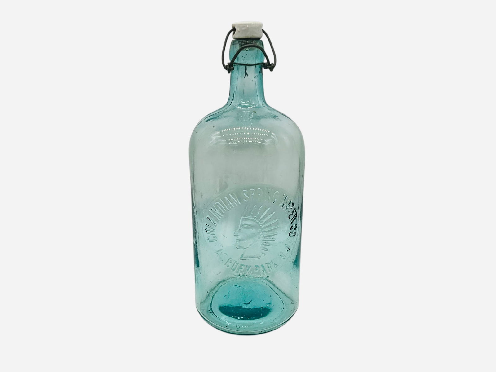 Cold Indian Spring Water Co. Glass Bottle (1 of 4)