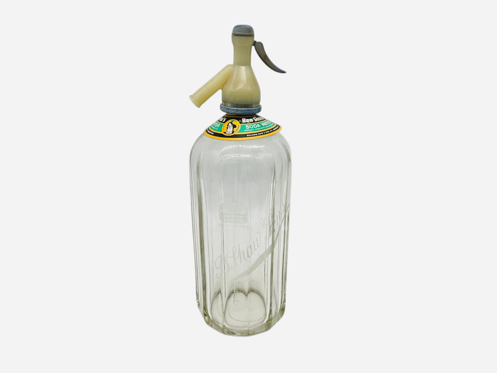 Vintage Ben Shaw Soda Water Seltzer Bottle (1 of 3)