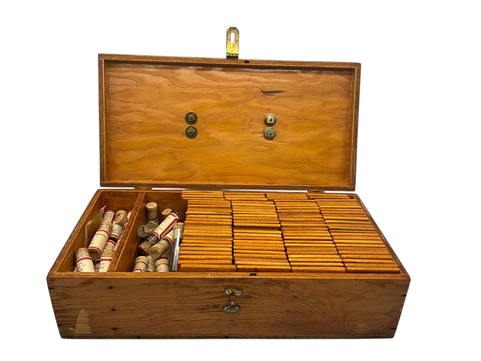 1950's Entomology Professors Microscopic Slides in Box (1 of 9)