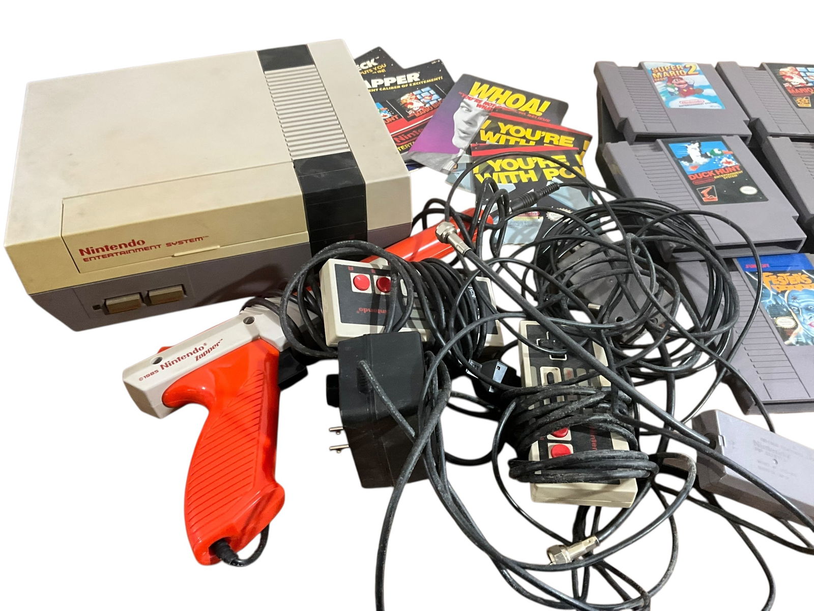 Nintendo NES System, Games, Manuals & More! - 2