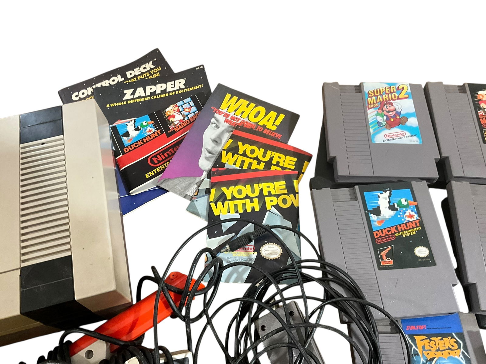 Nintendo NES System, Games, Manuals & More! - 3