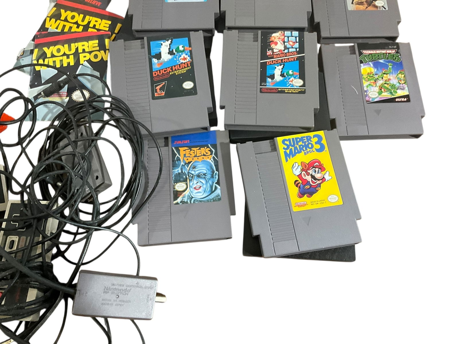 Nintendo NES System, Games, Manuals & More! - 5