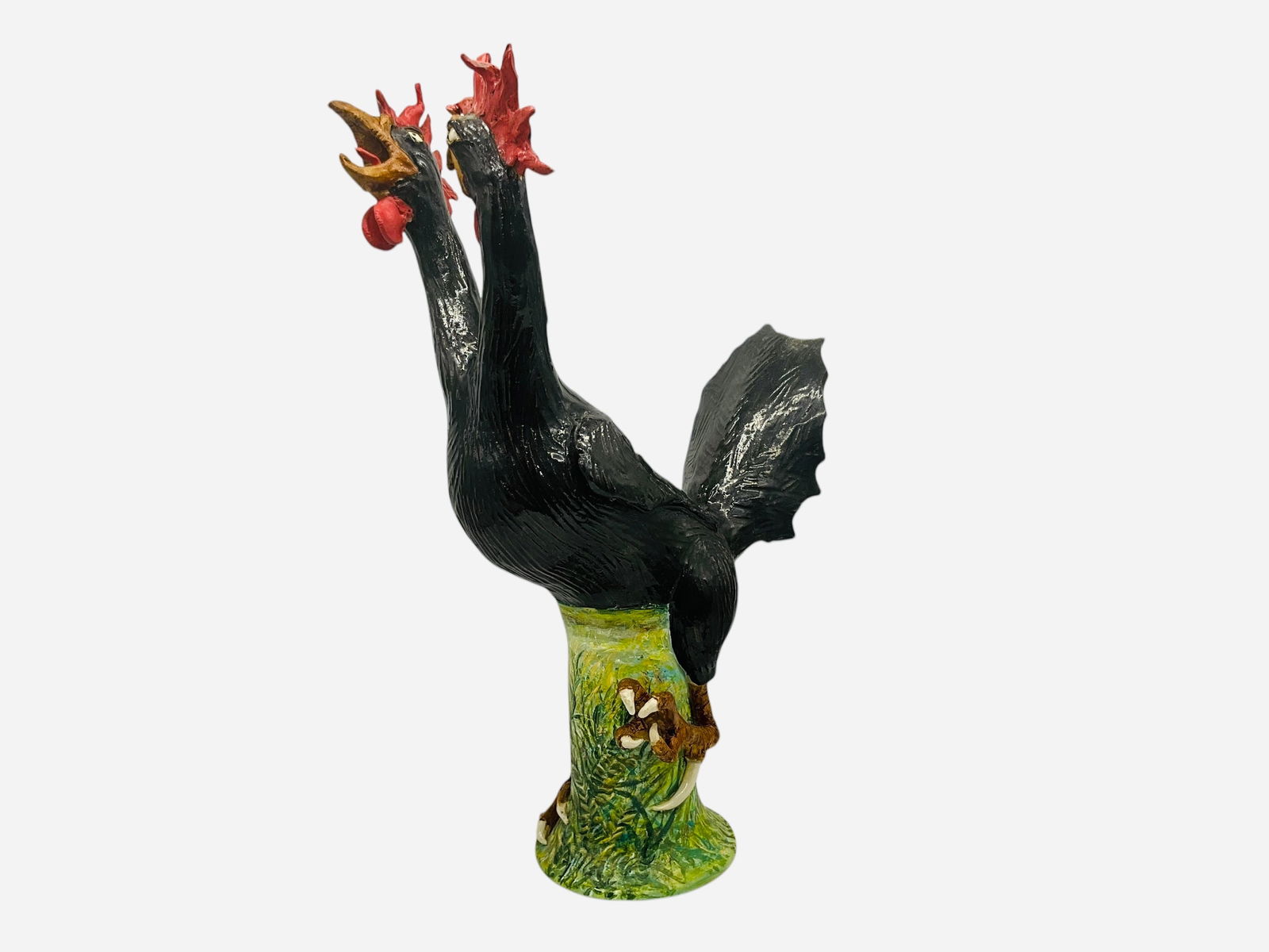 Large Double Headed Rooster - Maker Unknown - 3