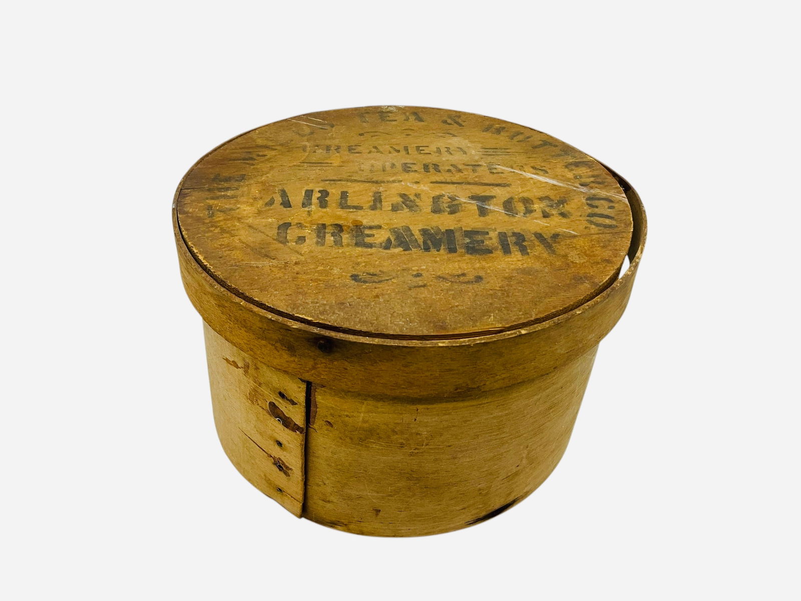 Vintage Cheese Box ARLINGTON CREAMERY The Mills Tea & Butter Co (1 of 5)
