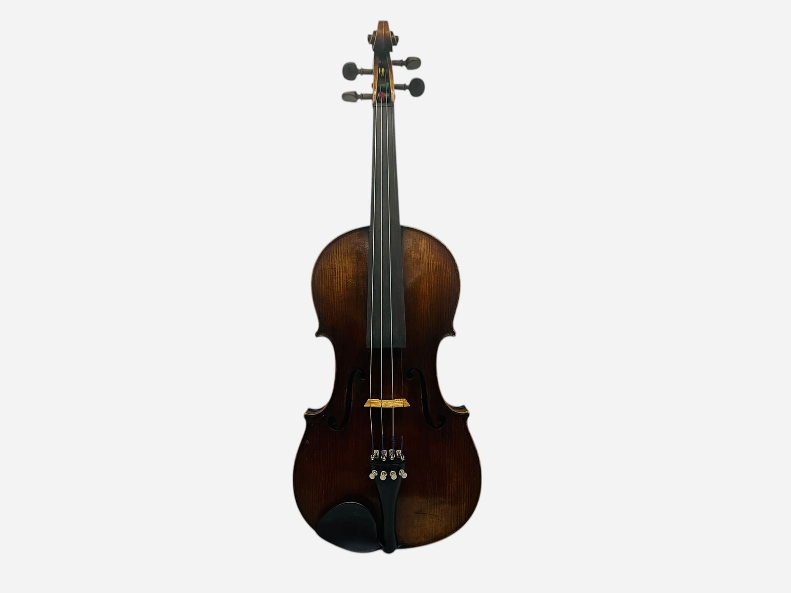 Stradivarius Violin Copy - Early 20th Century - Mirecourt France: Good condition. Paper label on inside. Measures 23.5" long by 8 1/8" at its widest.