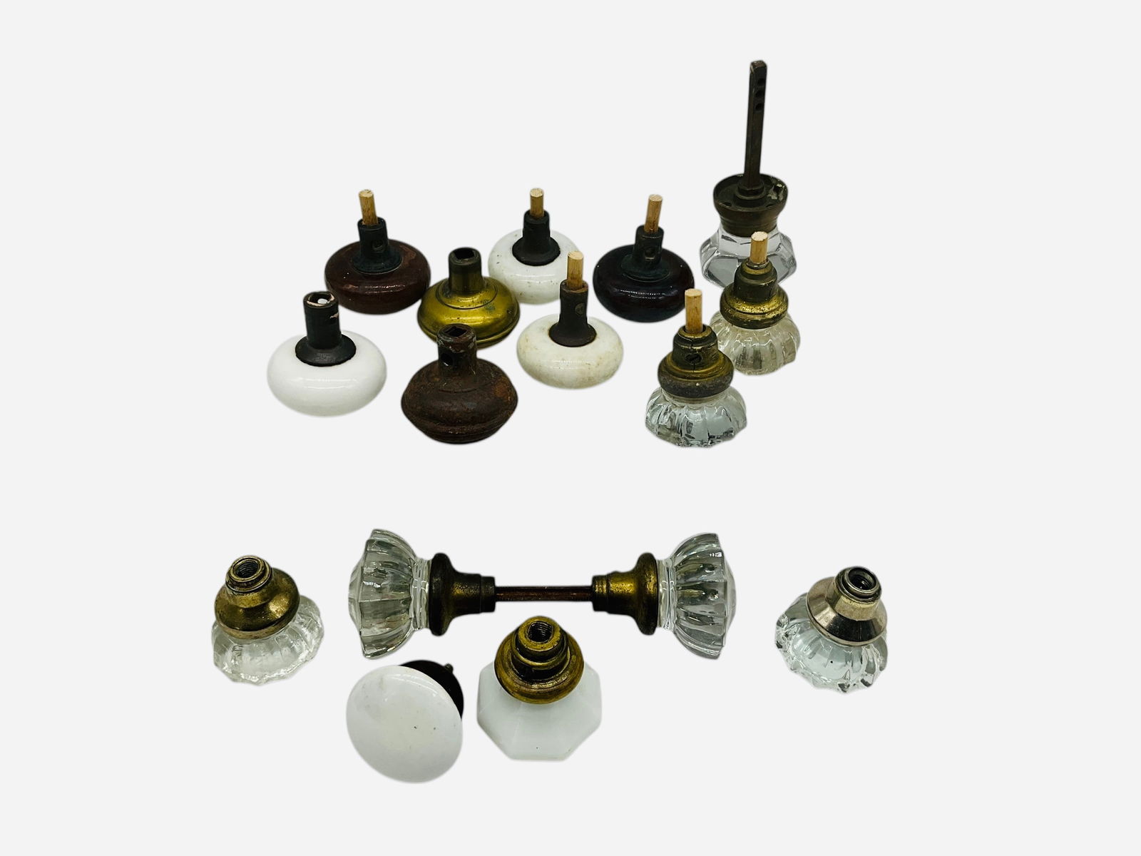 Misc Glass Porcelain Metal Door Knob Lot (1 of 4)