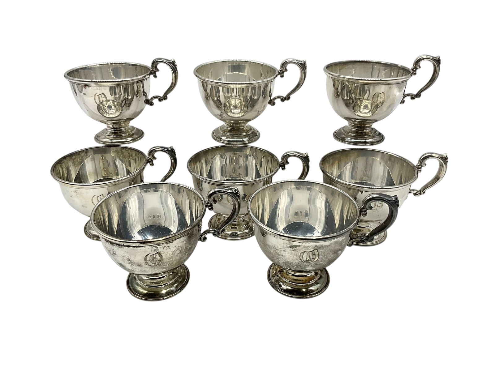 8 Sterling Silver Fisher Punch Cups (1 of 6)