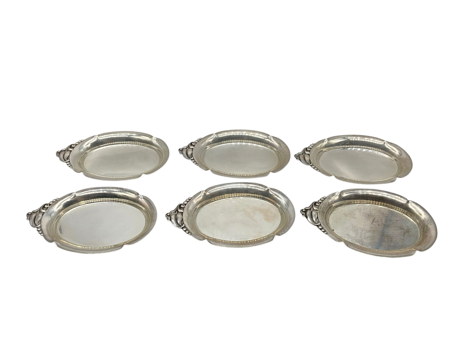 6 Sterling Silver Demitasse Trays (1 of 5)