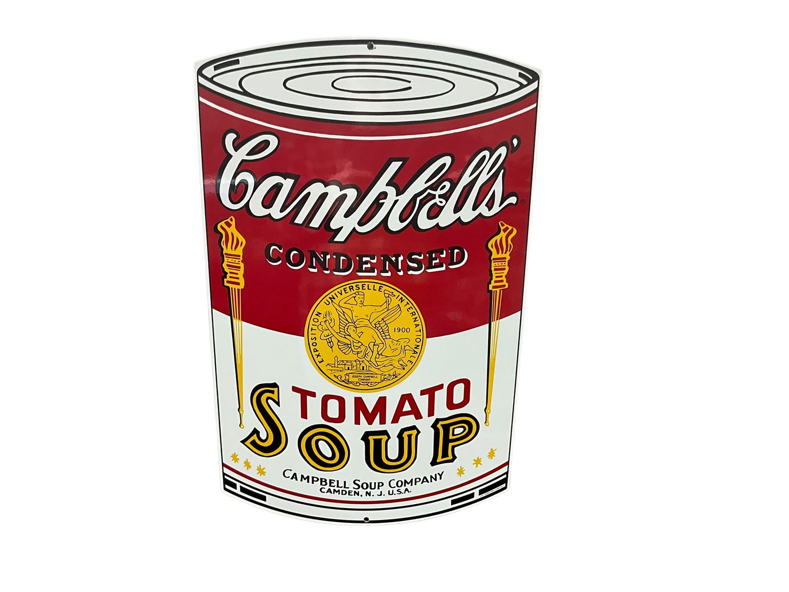Campbell’s Tomato Soup Heavy Enamel Advertising Sign (1 of 5)