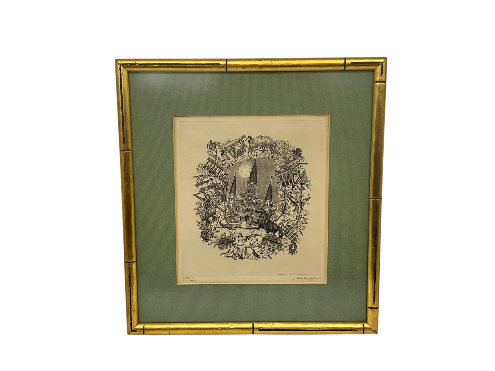 Morris Henry Hobbs (1892-1967) 'Jambalaya' Etching (1 of 3)