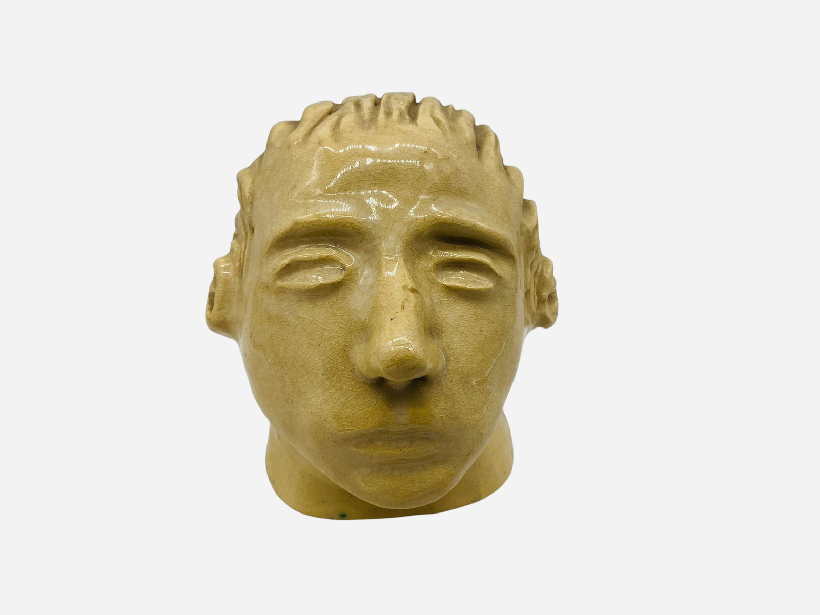 Art Pottery Bust Signed D SWINGLEY 1956 (1 of 3)