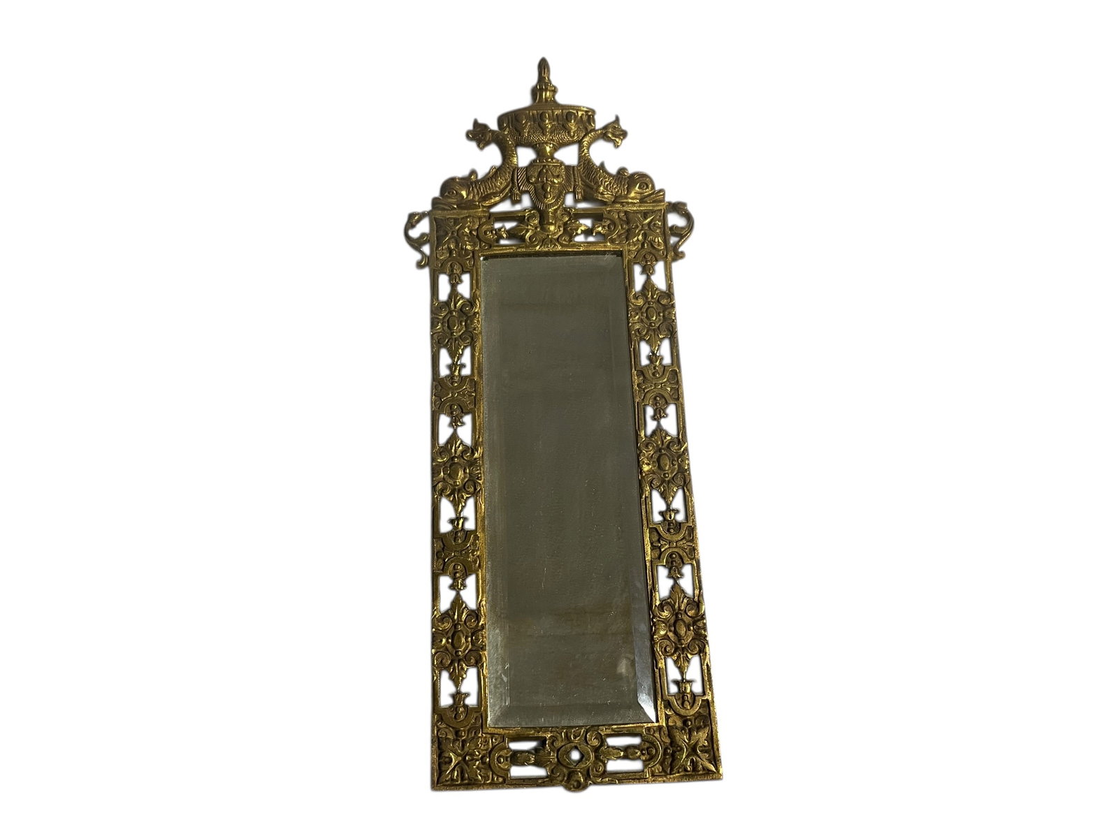 Bradley & Hubbard 3502 Gilt Metal Mirror (1 of 4)