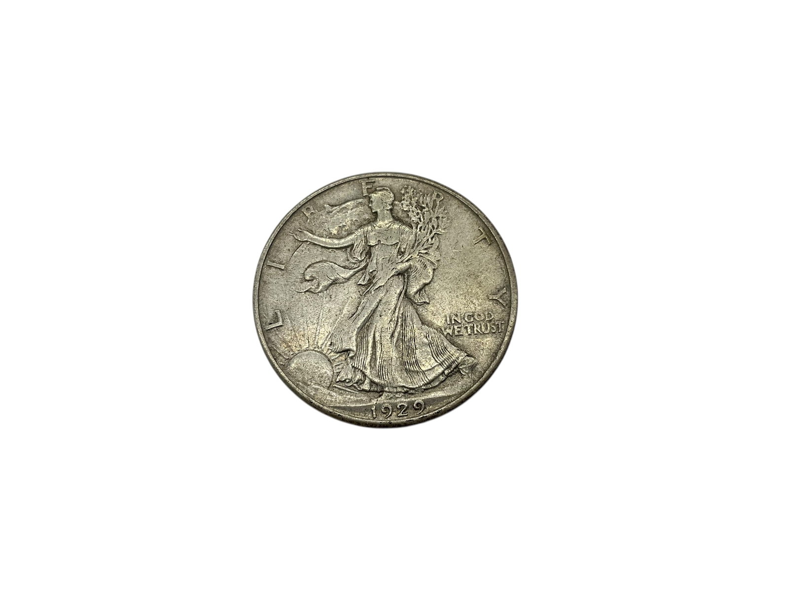 1929-D Silver Walking Liberty Half Dollar (1 of 2)