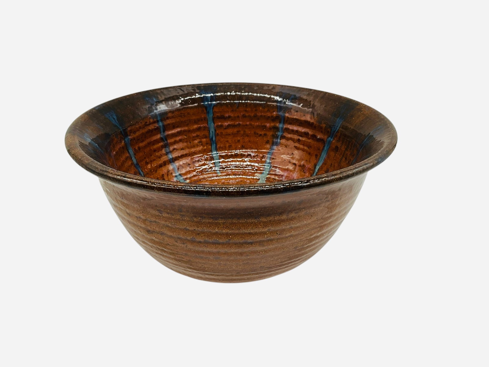 Yardbird Folk Pottery Serving Bowl (1 of 3)
