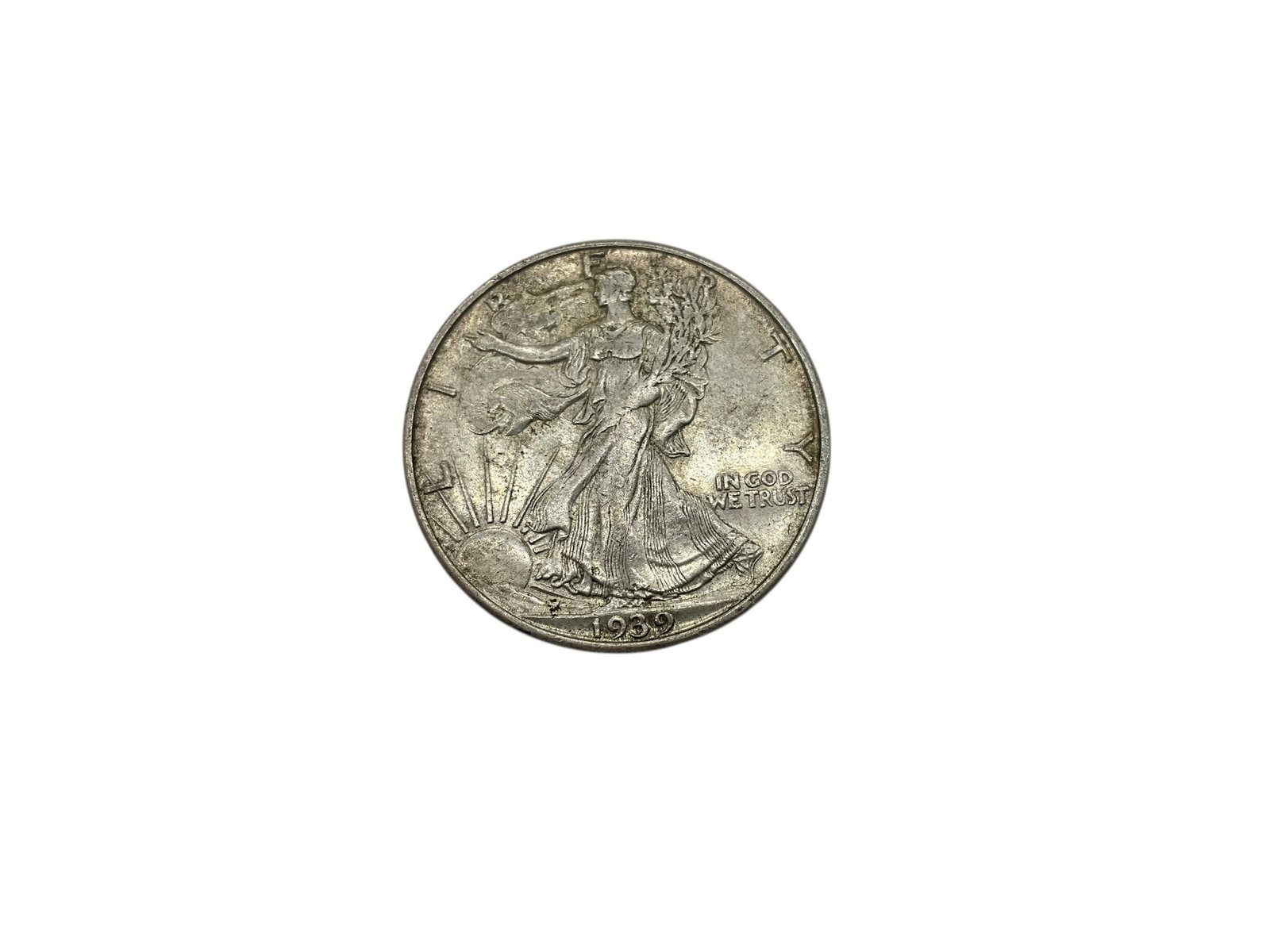 1939-S Silver Walking Liberty Half Dollar (1 of 2)