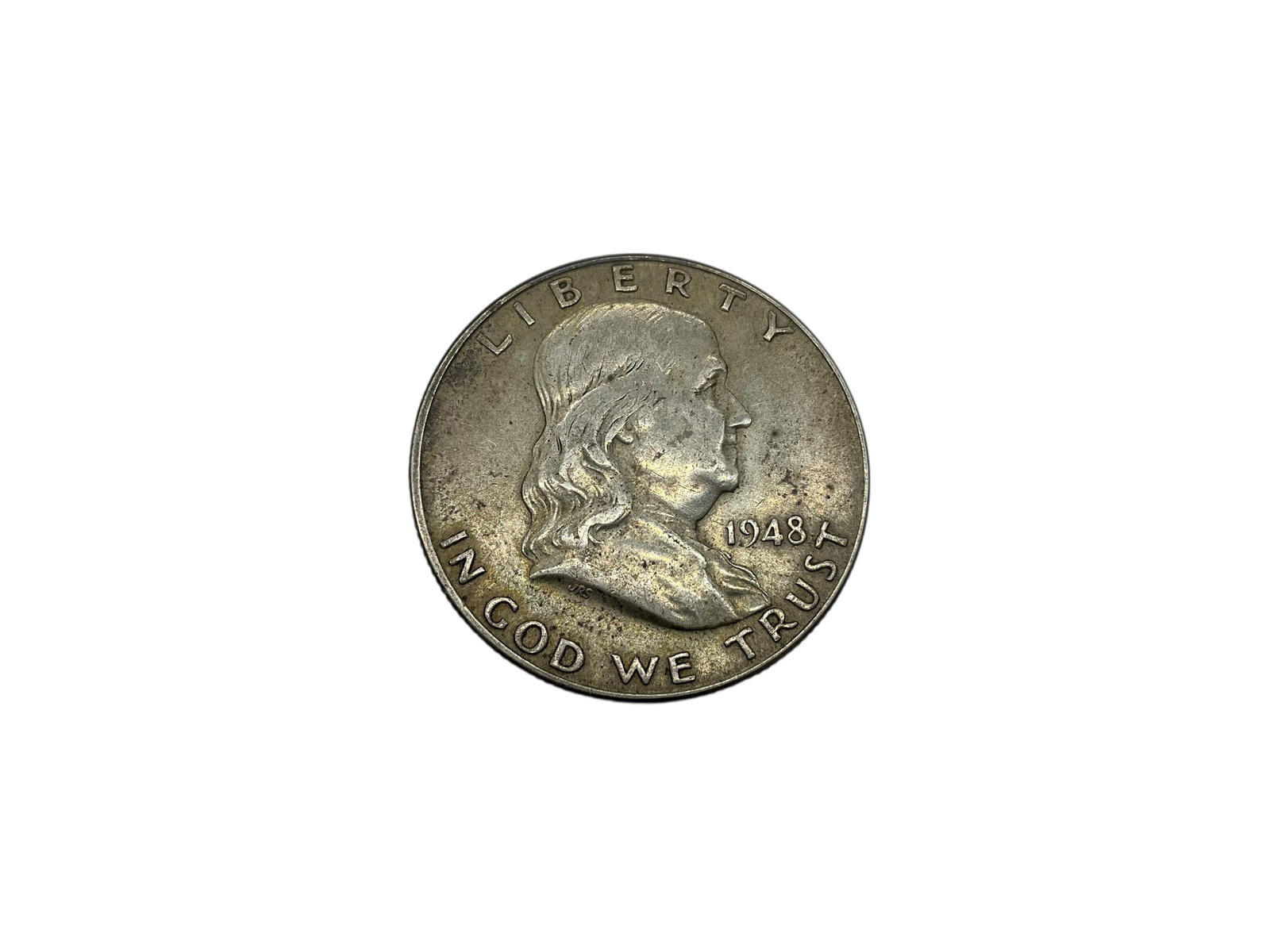 1948 USA Franklin Silver Half Dollar (1 of 2)