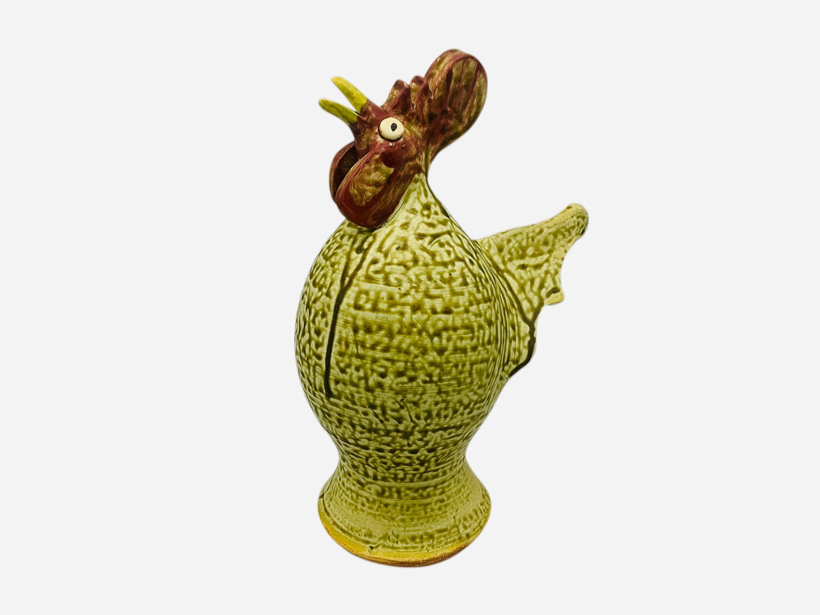 Steve Turpin Folk Pottery Rooster (1 of 3)
