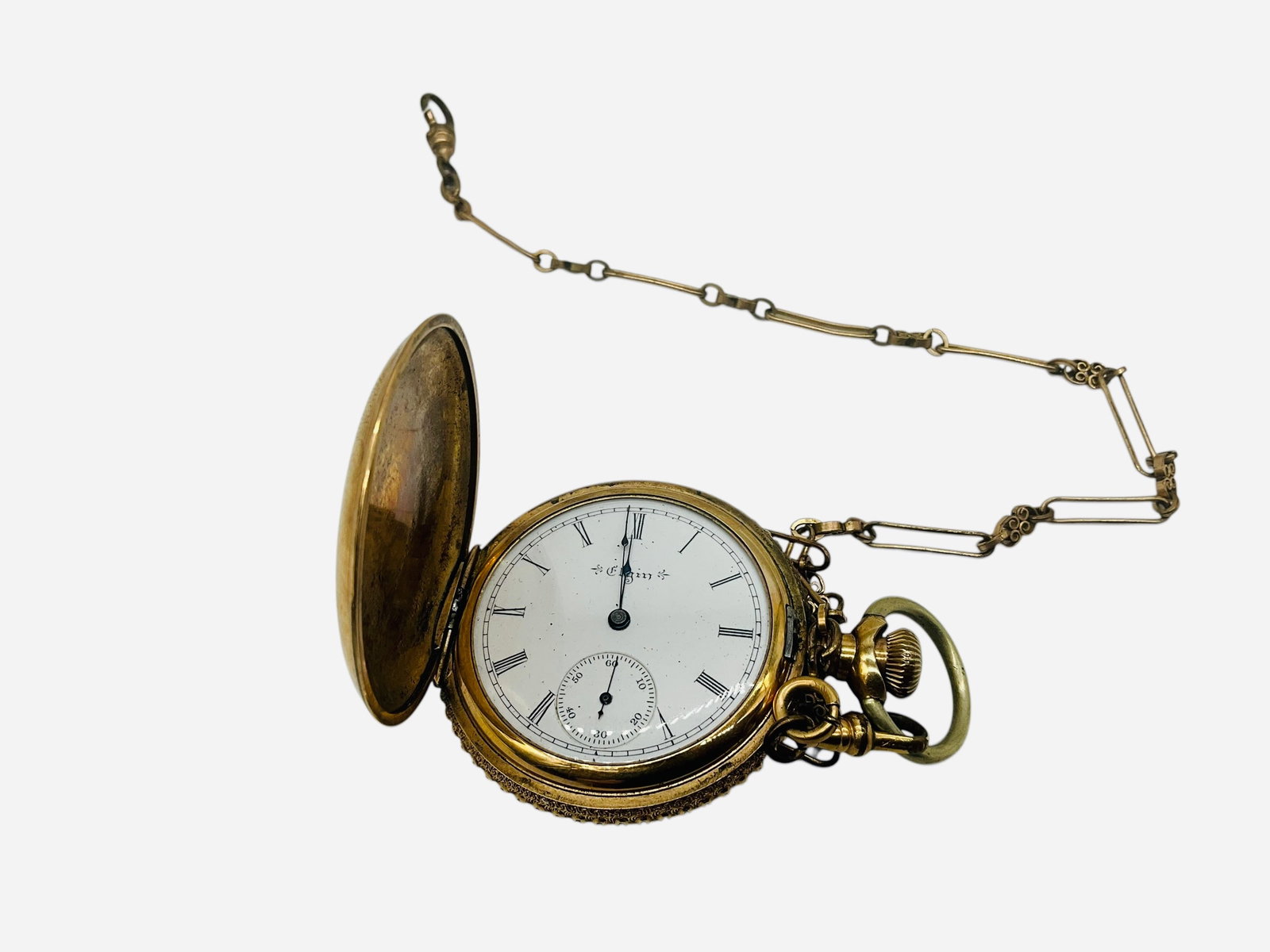 Elgin National Watch Co Gold Filled 15 Jewel Pocket Watch (1 of 8)