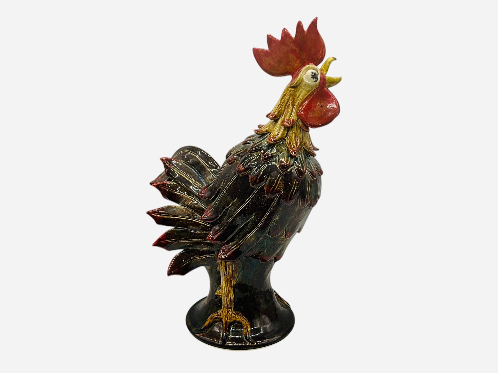 Awesome Steve Turpin Pottery Rooster (1 of 5)