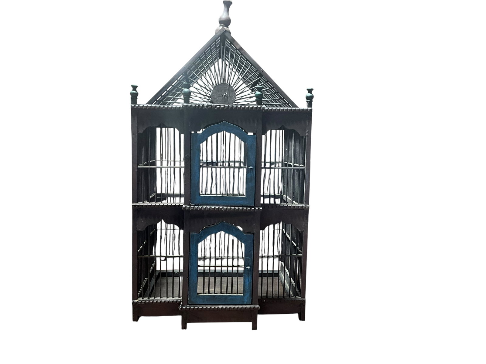 Vintage Wooden Bird Cage (1 of 4)
