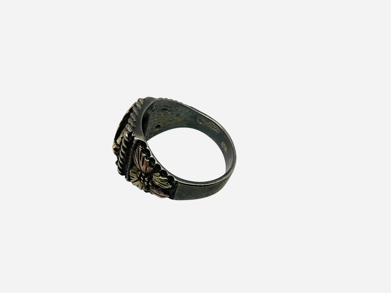 Sterling Silver American Eagle Ring - 2