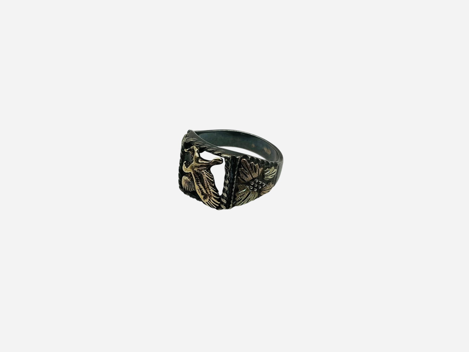 Sterling Silver American Eagle Ring - 3