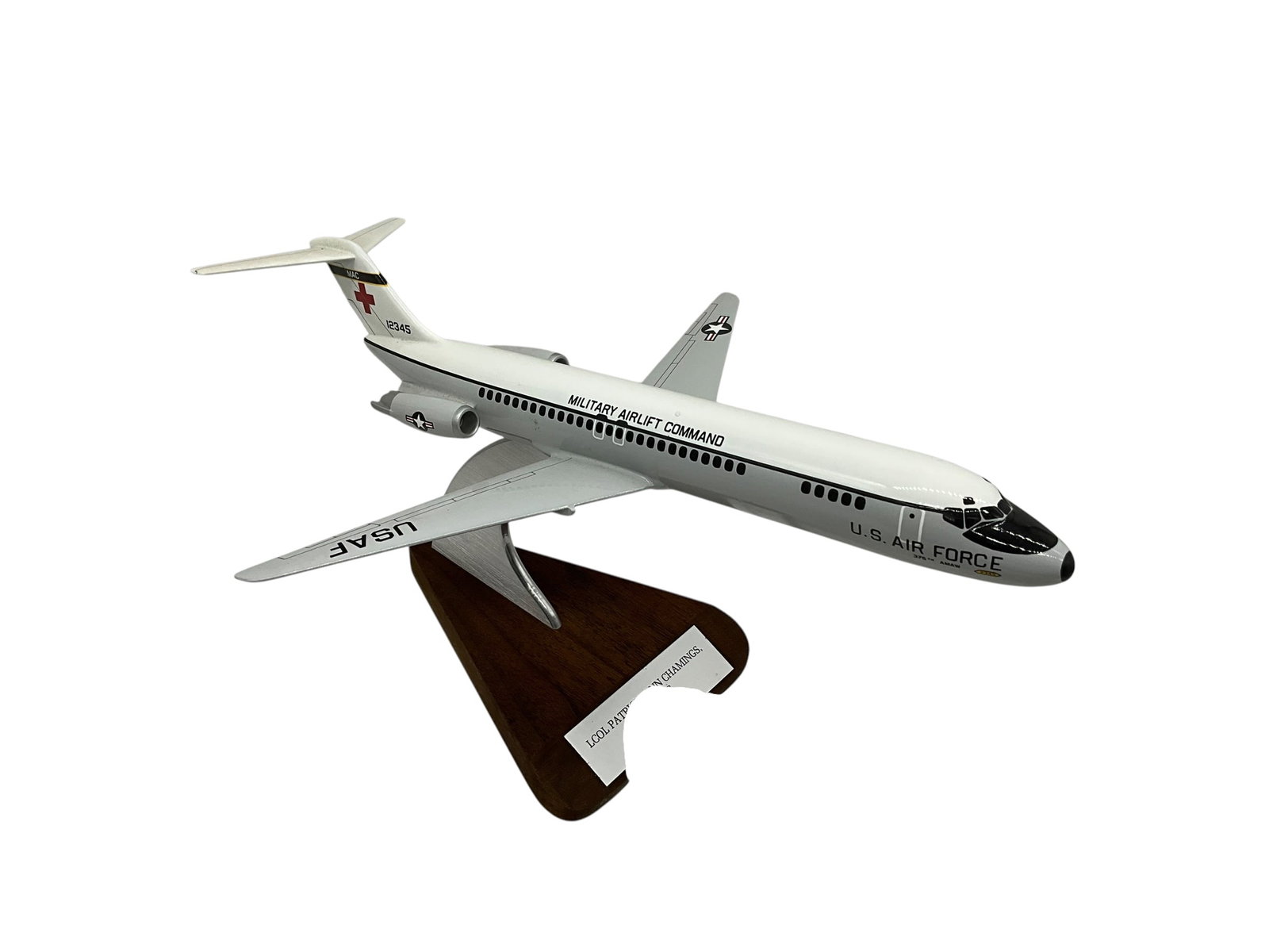 L.Col Patricia Ann Chamings Model Airplane With Stand (1 of 2)