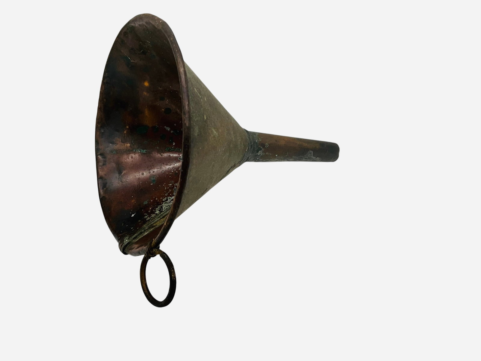 Antique Handmade Copper Funnel (1 of 4)