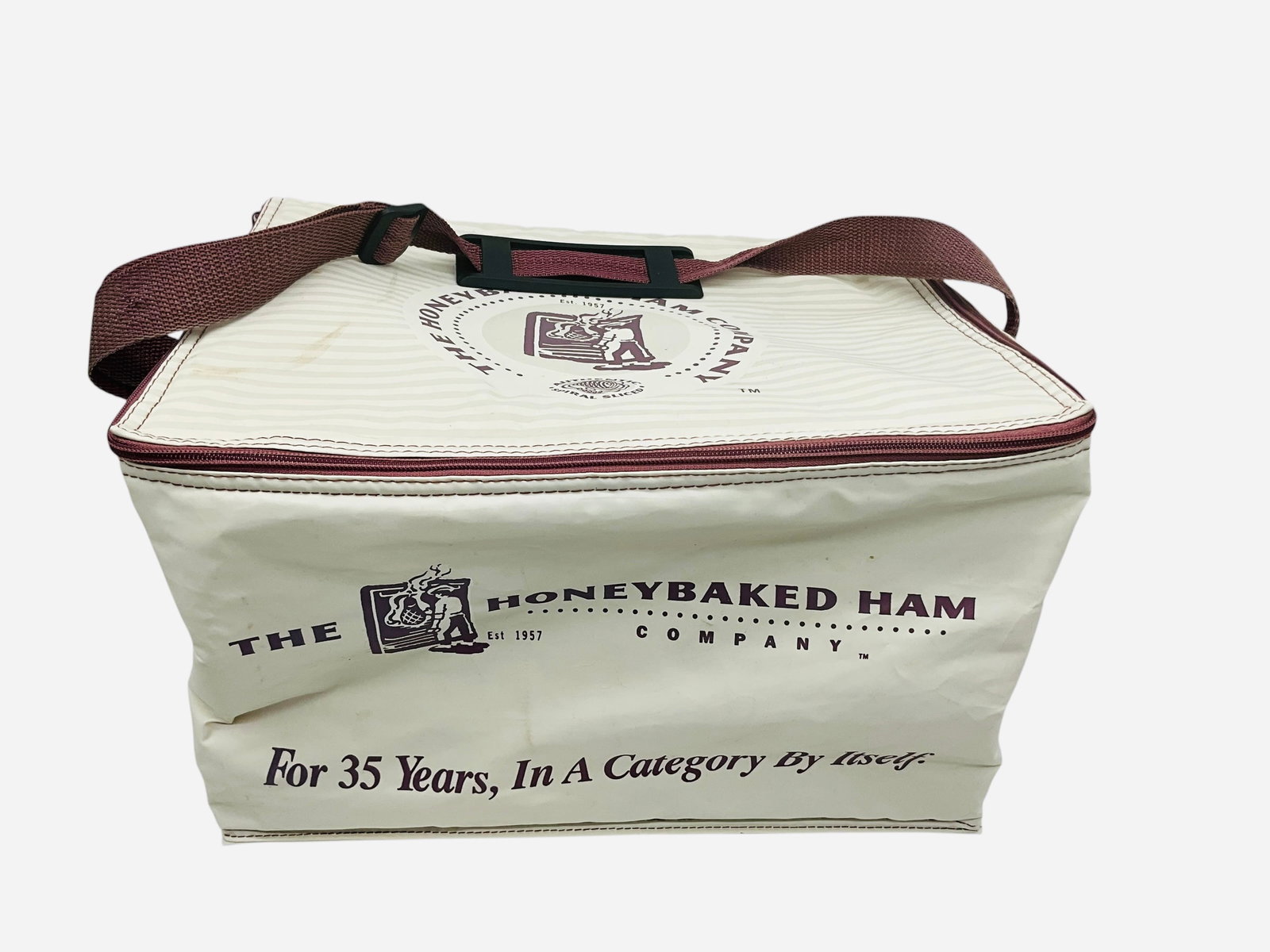 Vintage Honeybaked Ham Co Soft Sided Cooler Carrier (1 of 4)