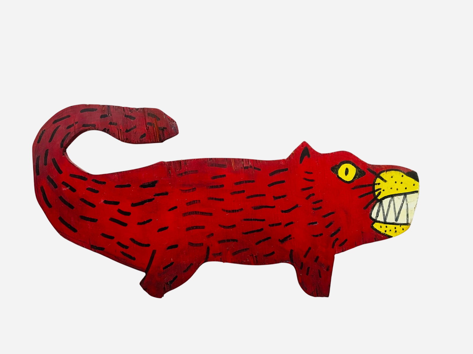 Cayman Kane Folk Art Red Puma (1 of 2)