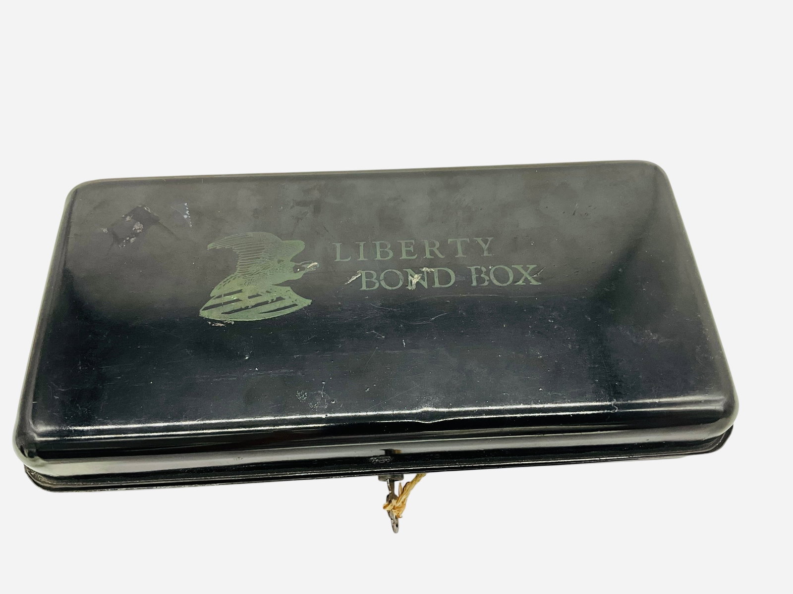Liberty Bond Box with Key: Great condition. Key included. Measures 5" x 11" x 2.25".