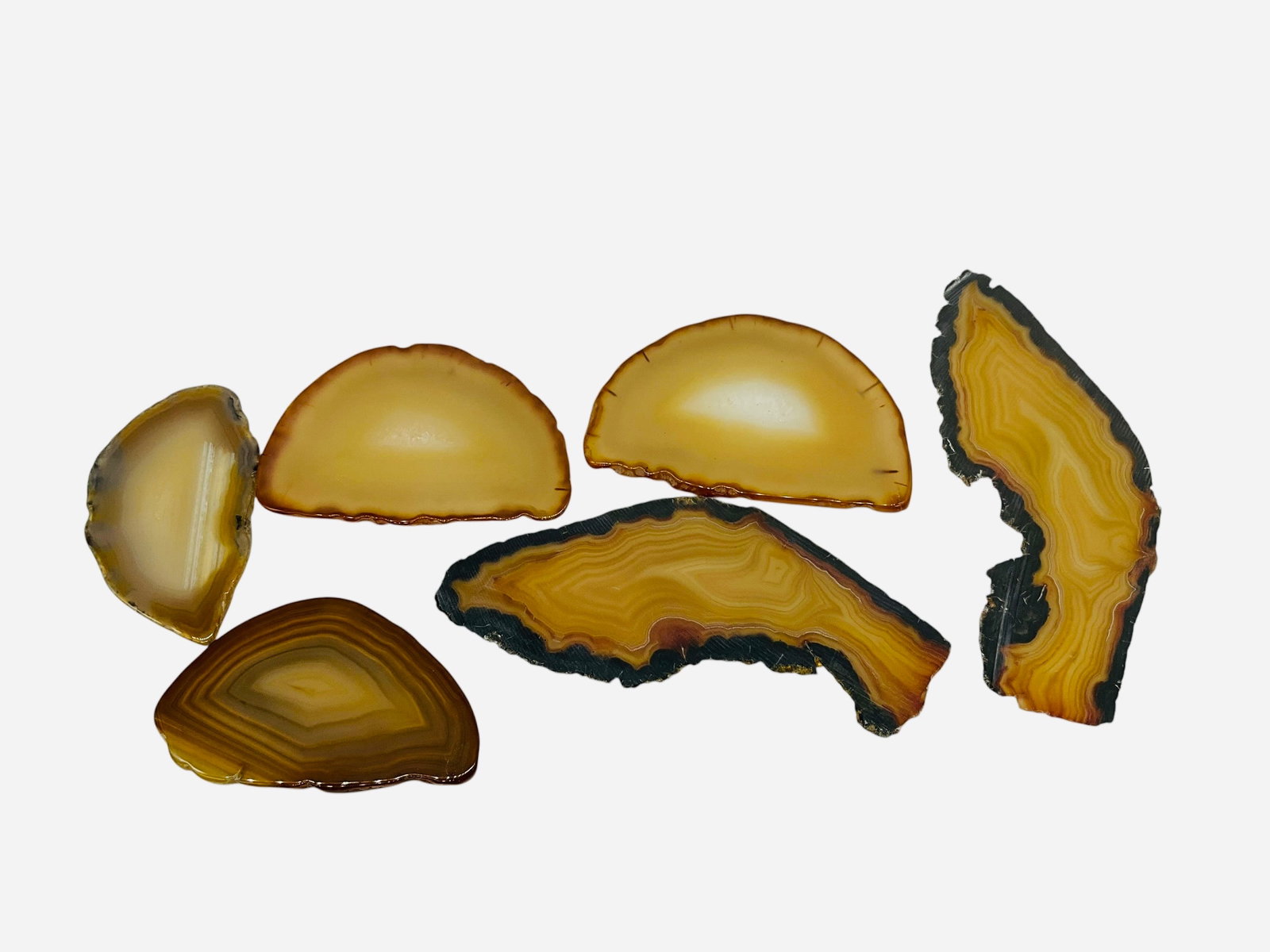 Six Agate Slices (1 of 1)