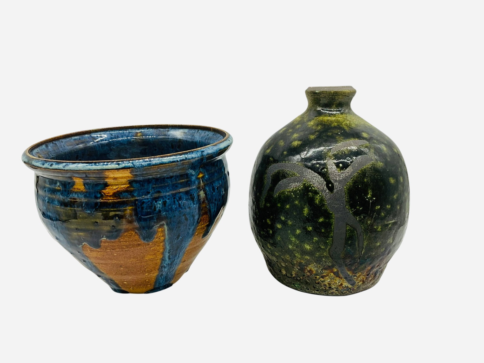 Randy Tobias Bowl & Studio Pottery Vase (1 of 3)