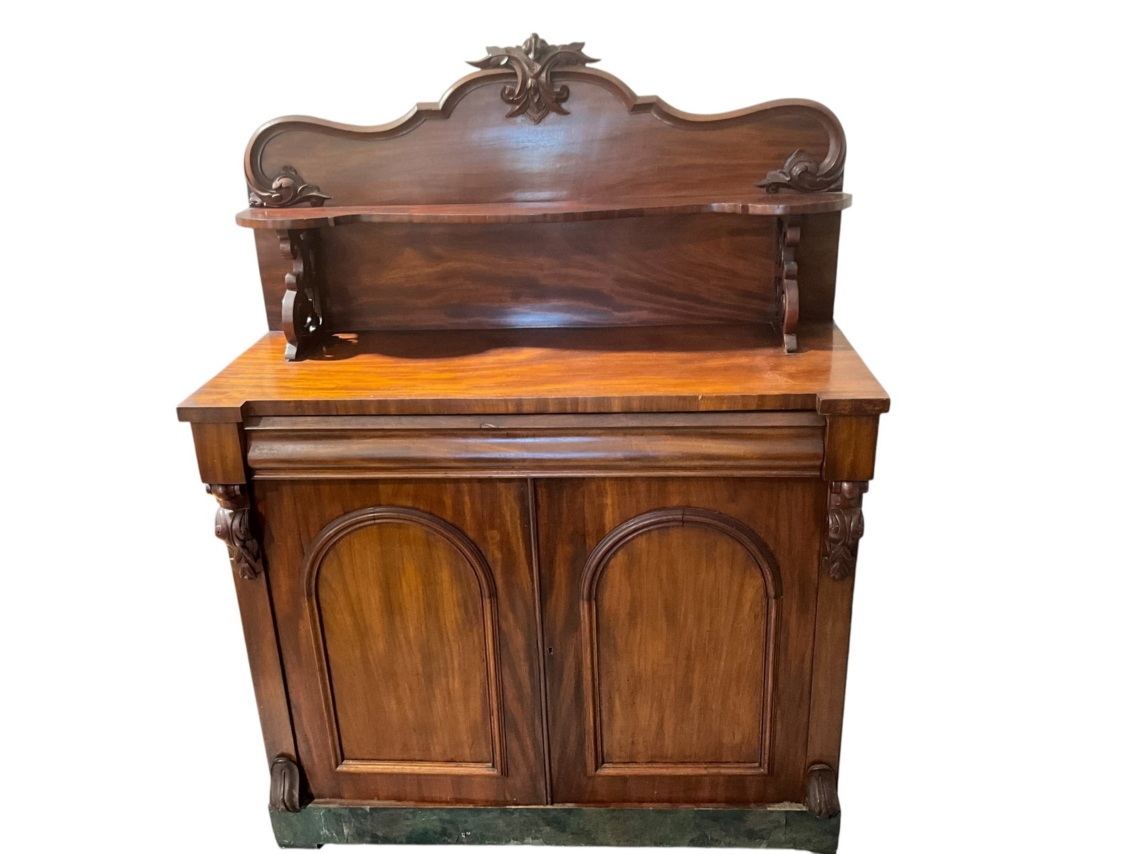 Antique Victorian Mahogany Sideboard (1 of 7)