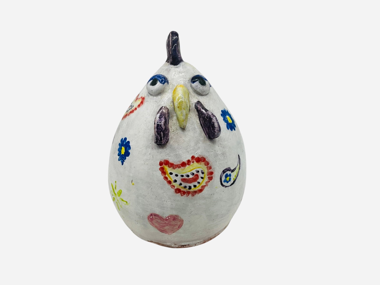 Mary Meaders Folk Art Egg Rooster (1 of 4)
