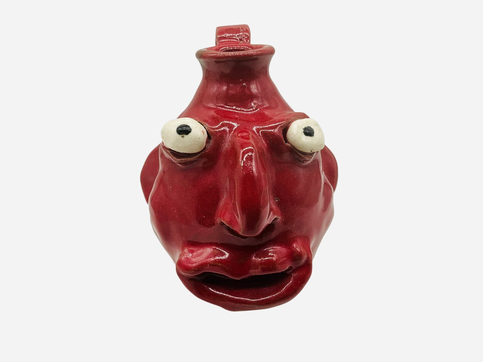Sherrie Boone Red Face Jug (1 of 3)