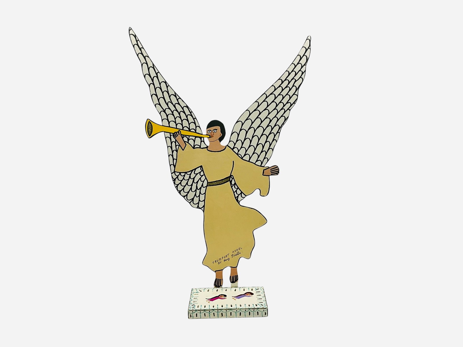Roy Finster Folk Art 'Trumphet Angel' (1 of 4)