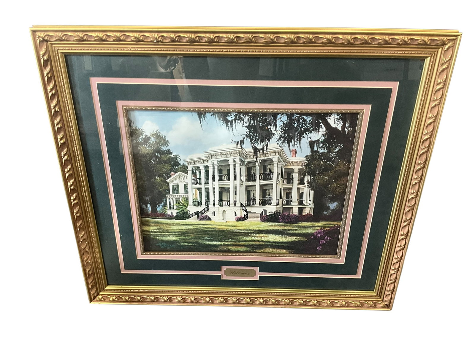 Framed Nottoway Plantation Print (1 of 3)