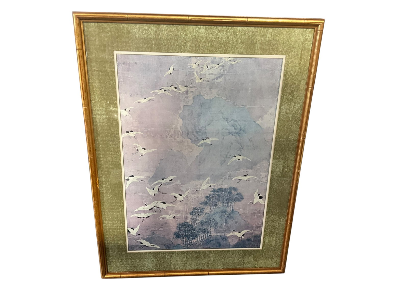 Framed 'Flight of Cranes' Print (1 of 2)