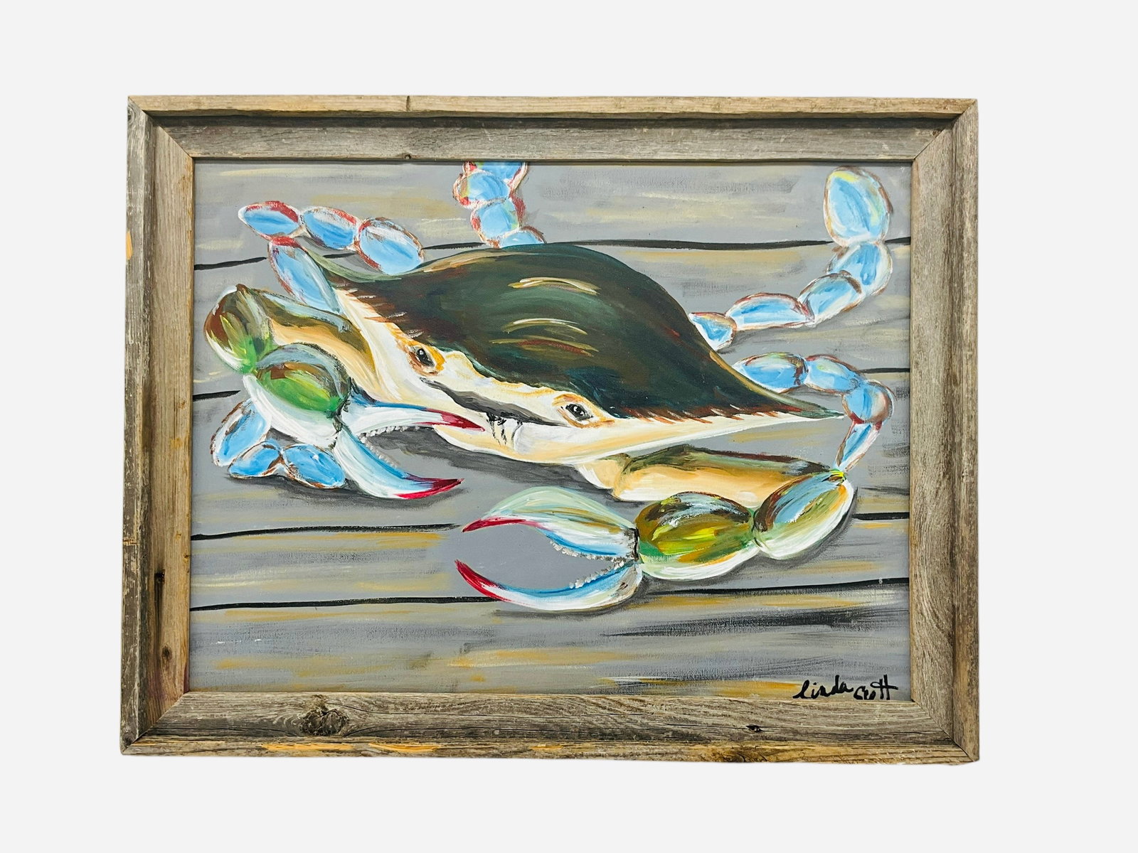Linda Scott Crab Painting (1 of 2)