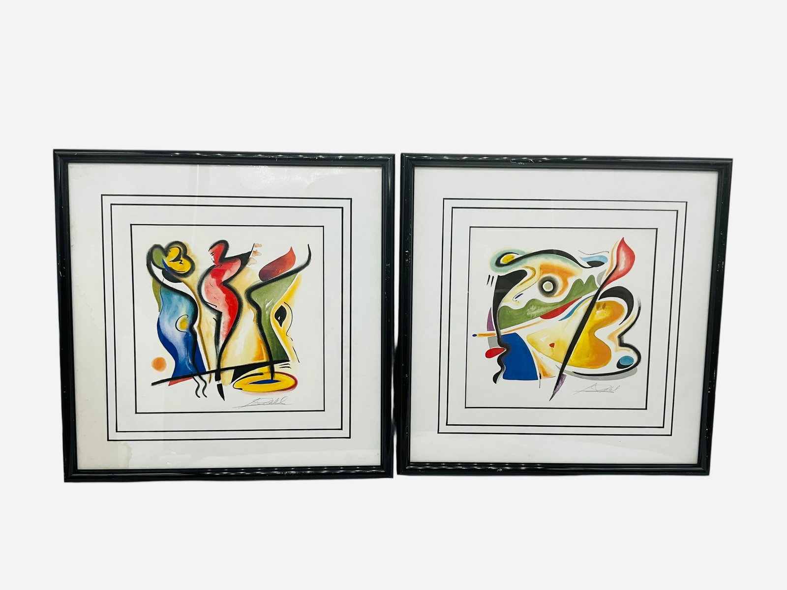 Pair Of Framed Prints By Artist Alfred Gockel (1 of 2)