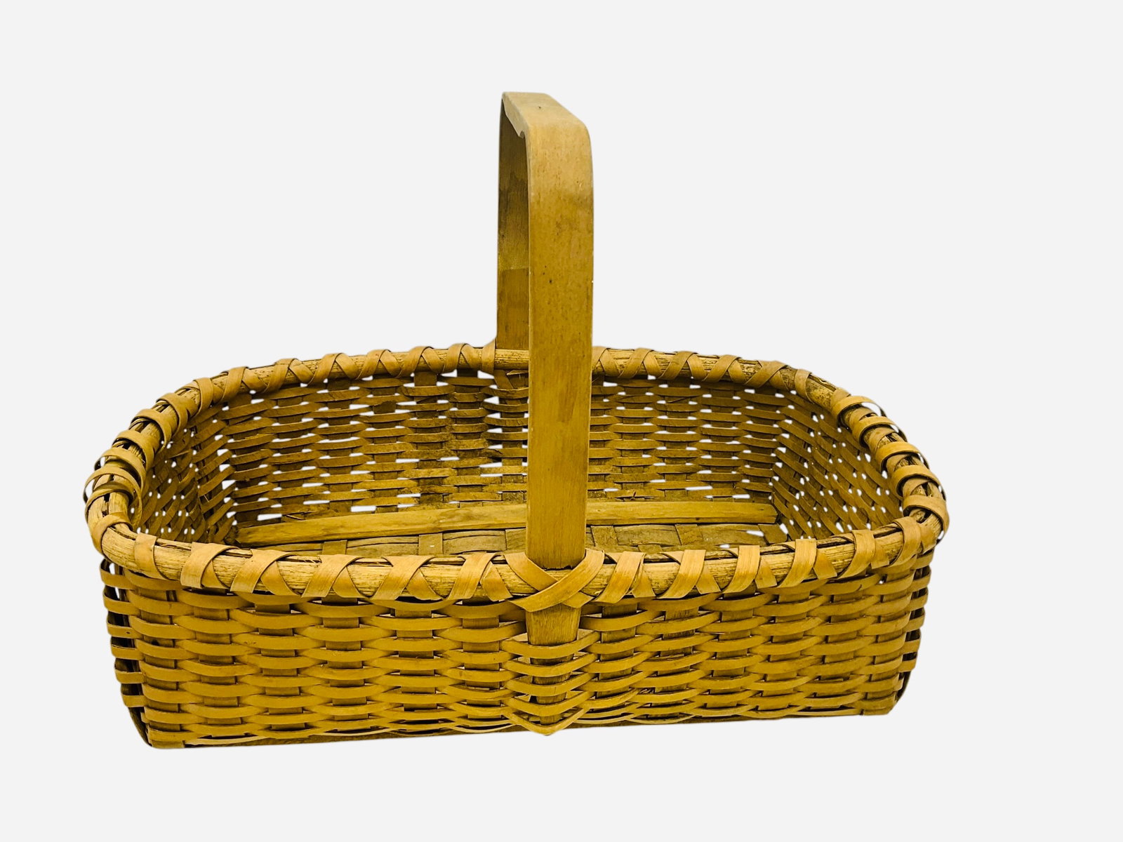 Rectangular Oak Split Basket - 3
