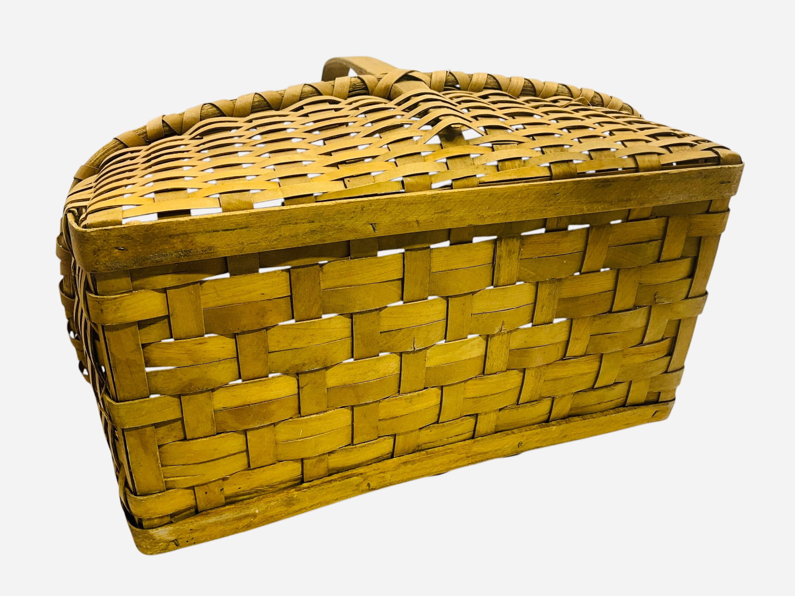 Rectangular Oak Split Basket - 4