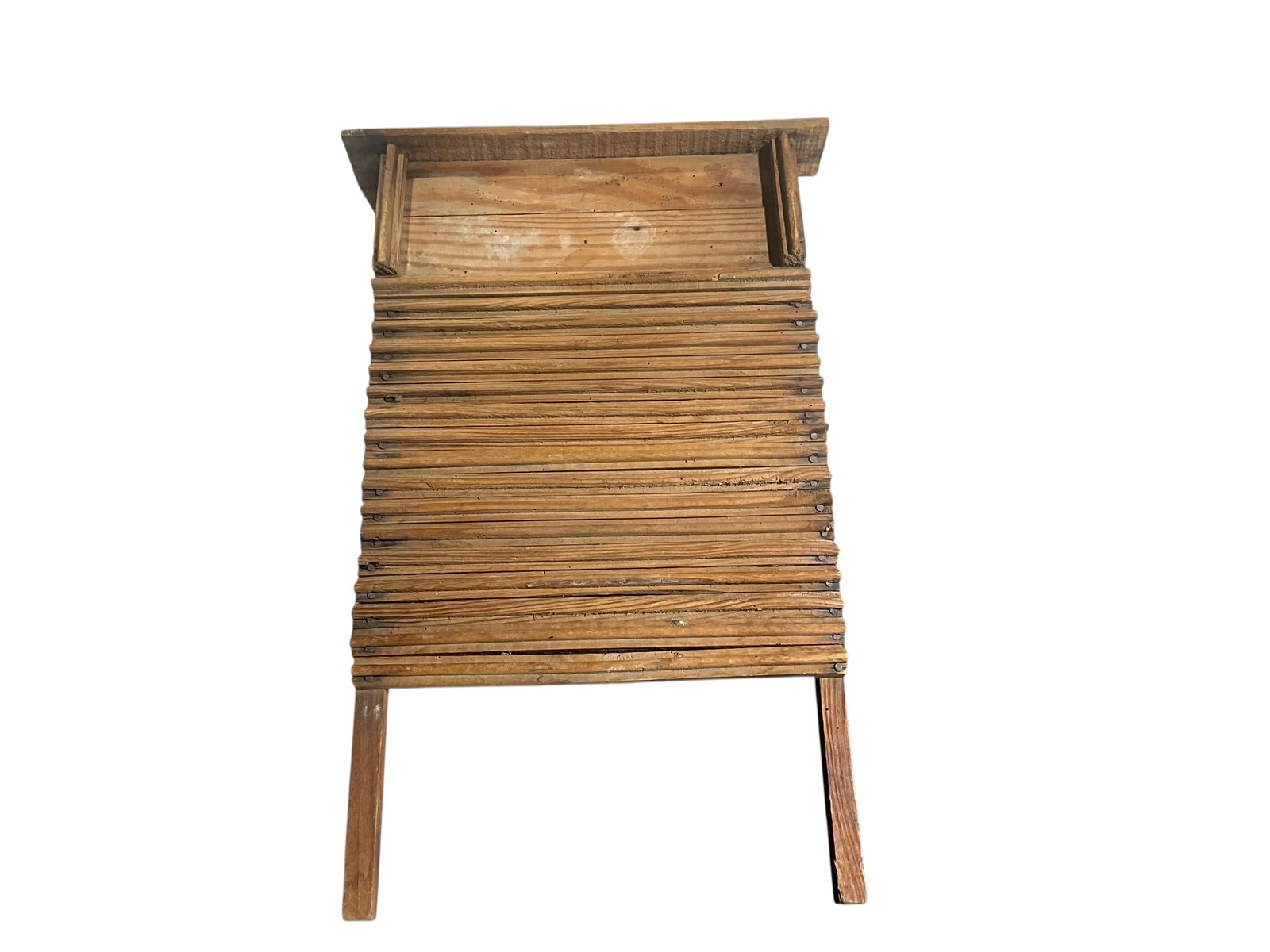 Antique Primitive Wooden Washboard: Excellent condition. All wood washboard measures 24 inches by 16 inches at its widest.