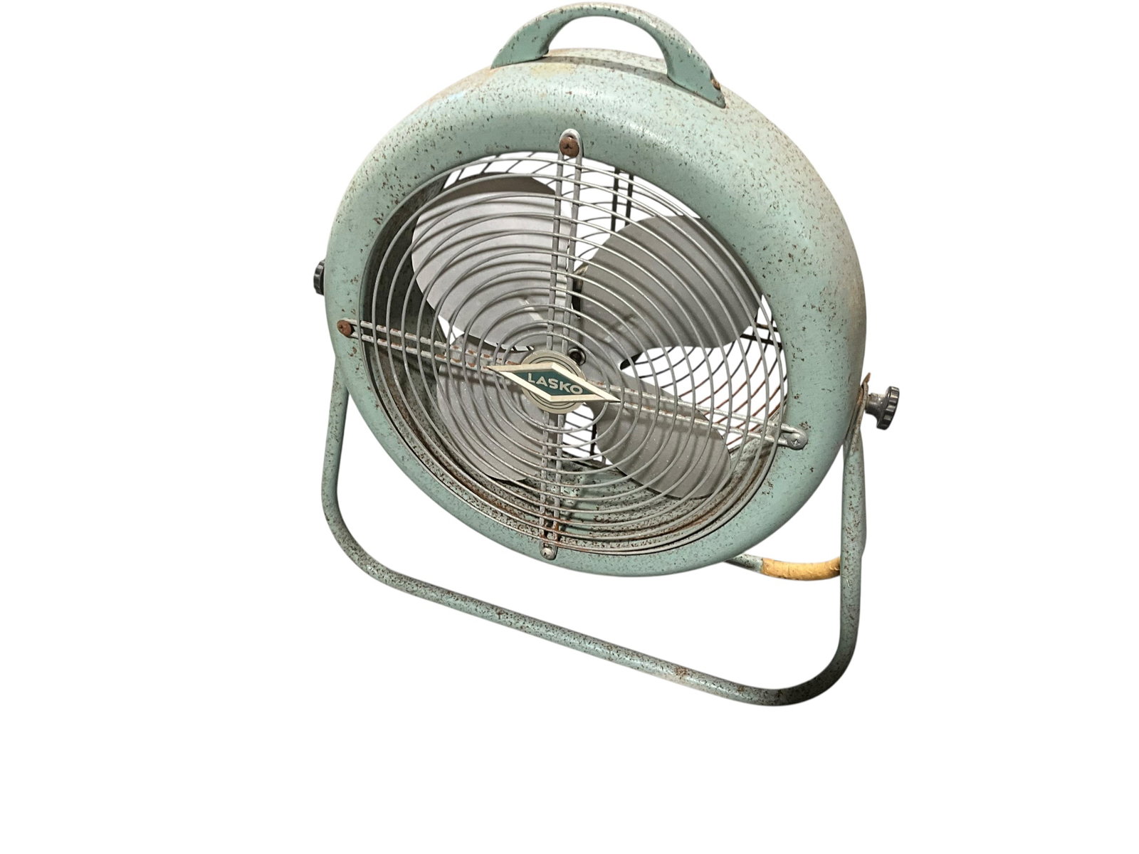 Vintage Turquoise Lasko Fan (1 of 2)