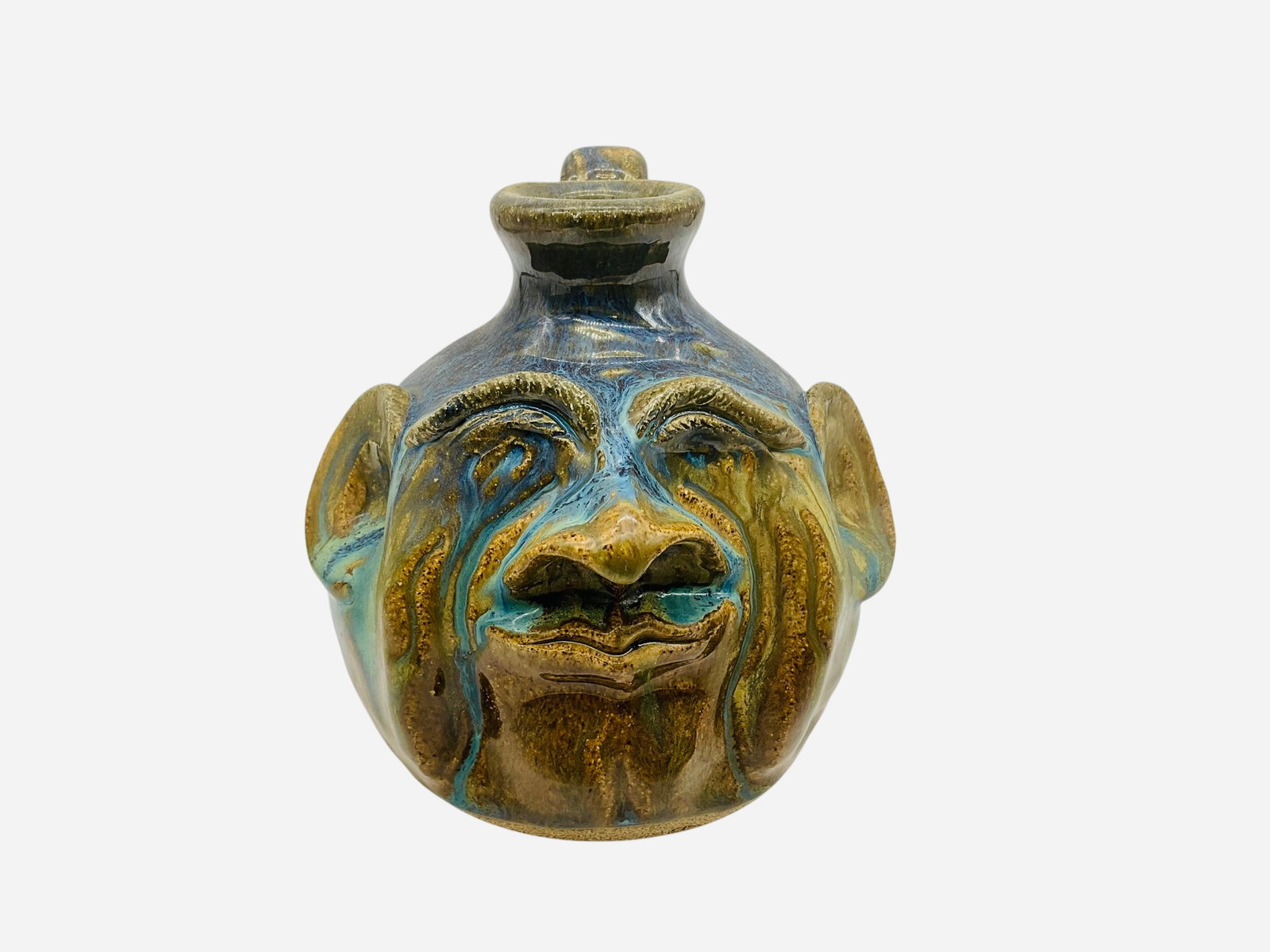 Steve Turpin 'Sleepy' Face Jug (1 of 3)